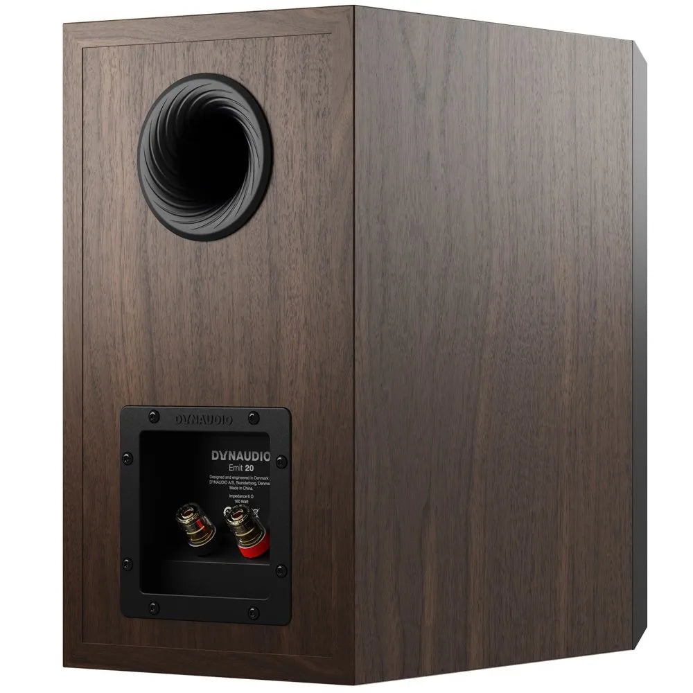 Dynaudio Emit 20, Noce, vista posteriore