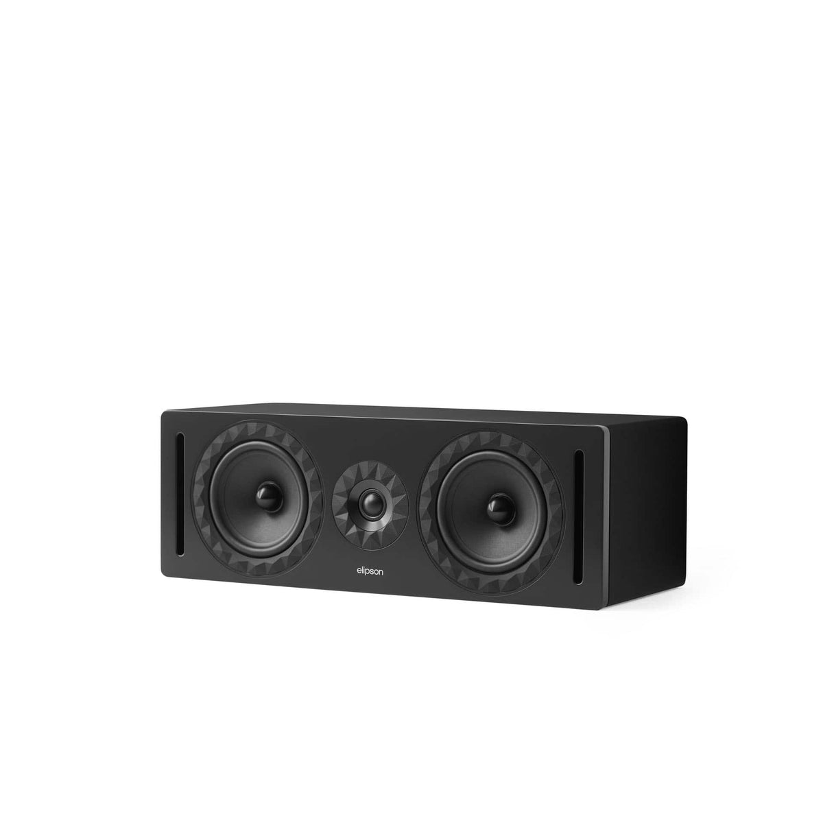 Elipson Prestige Facet II 14C, finitura nera, vista di tre quarti