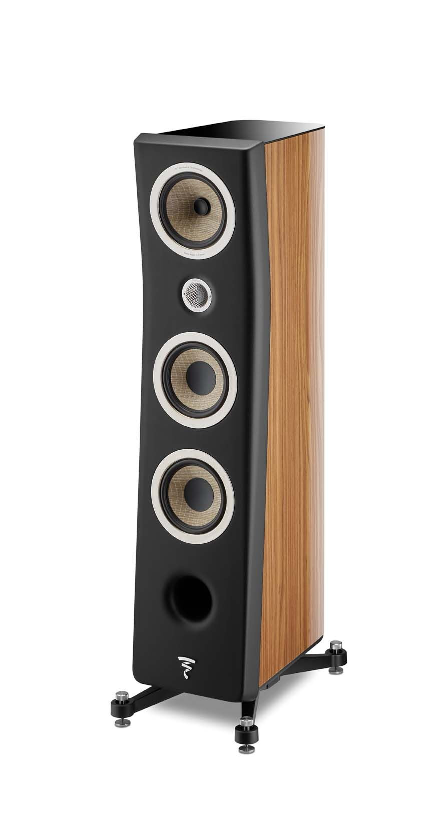 Focal Kanta N°3, Noce lucido / Nero laccato
