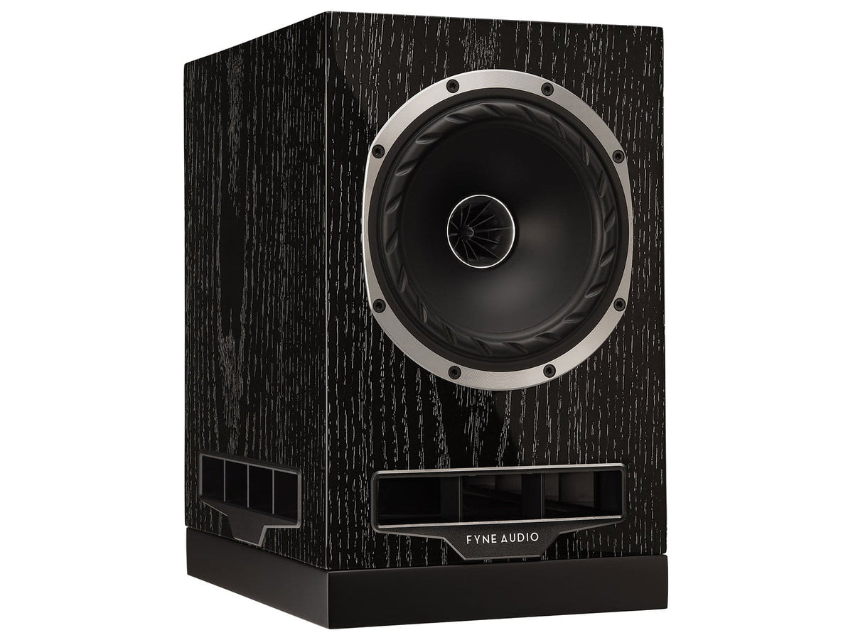 Fyne Audio F500S — Vista laterale Finitura Rovere nero
