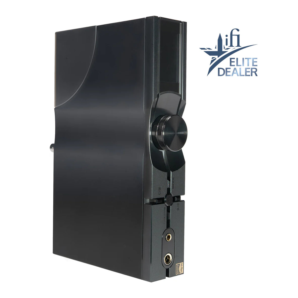 iFi Audio NEO iDSD 3 — In verticale, con logo iFi Elite Dealer