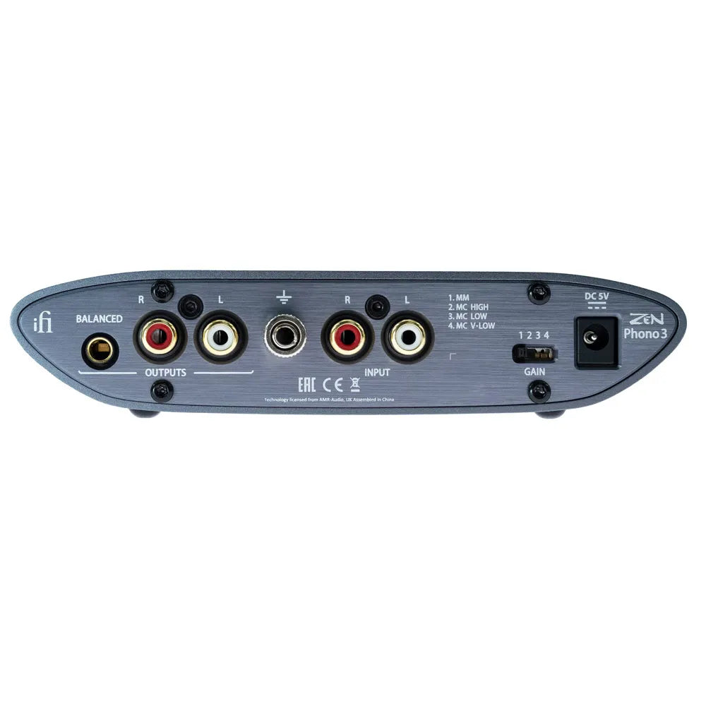 iFi Audio ZEN Phono 3, vista posteriore