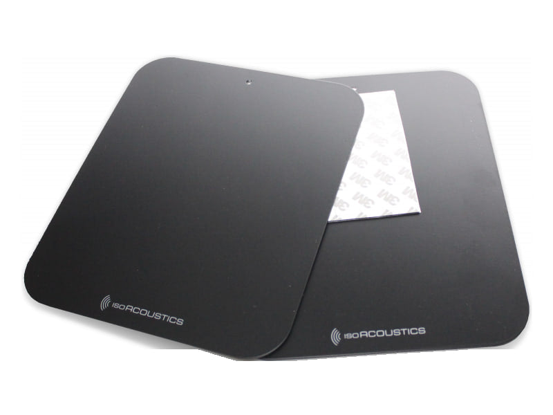 IsoAcoustics Aperta — coppia di piastre di supporto con biadesivo