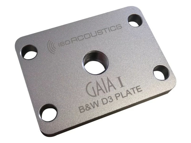 IsoAcoustics Gaia — adattatore a piastra per Bowers e Wilkins D3 e D4