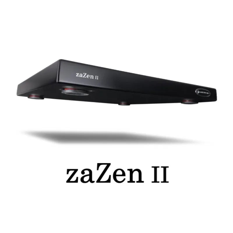 IsoAcoustics zaZen — zaZen II, vista dal basso con gli isolatori