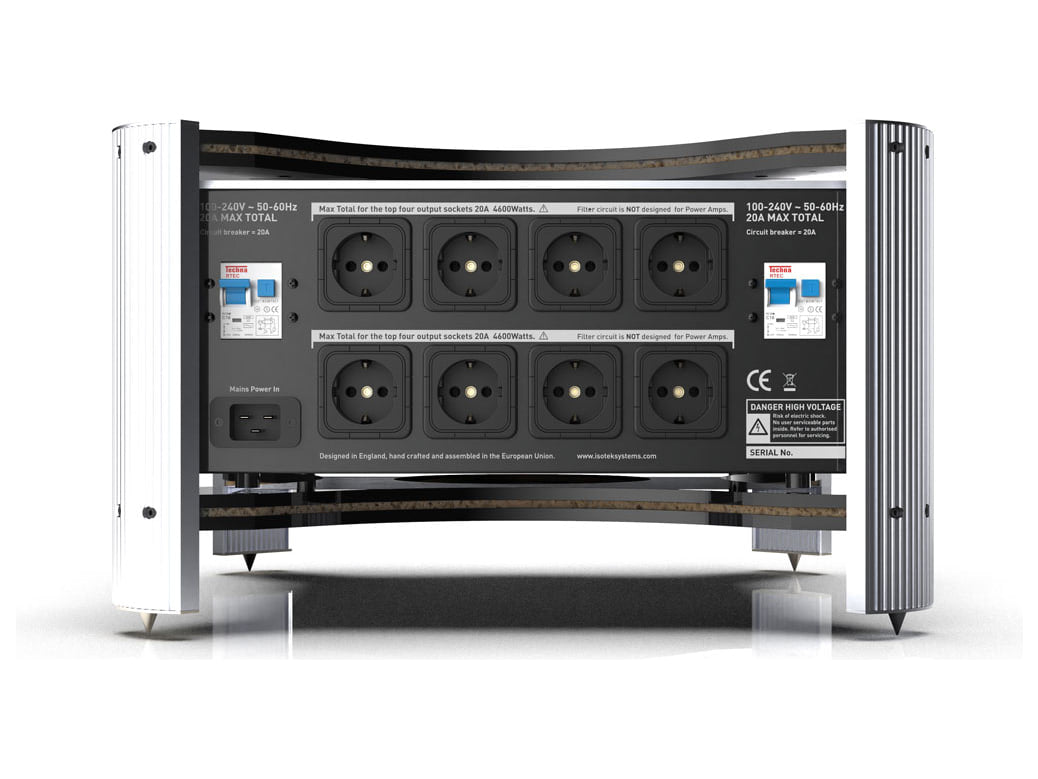 IsoTek EVO3 Super Nova, vista posteriore