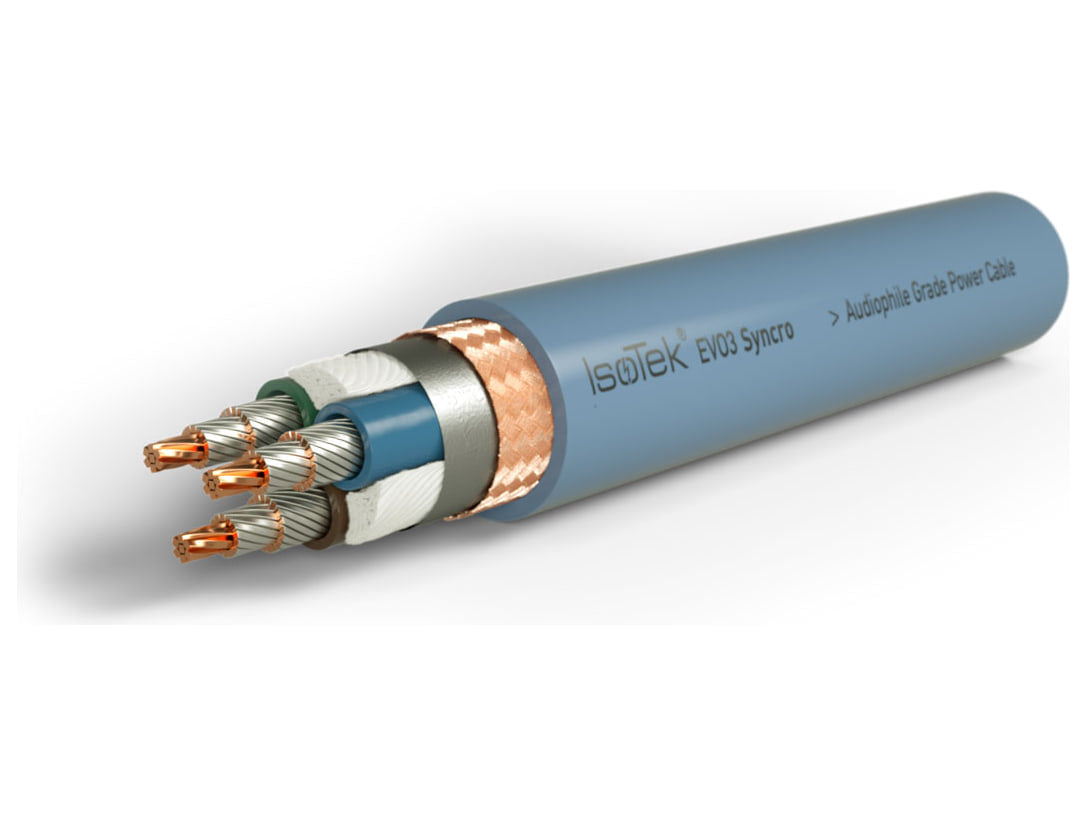 IsoTek EVO3 Syncro — Dettaglio dei conduttori
