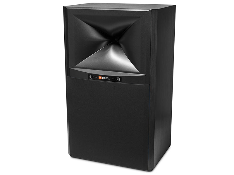 JBL 4349, Nero, vista di tre quarti con griglia