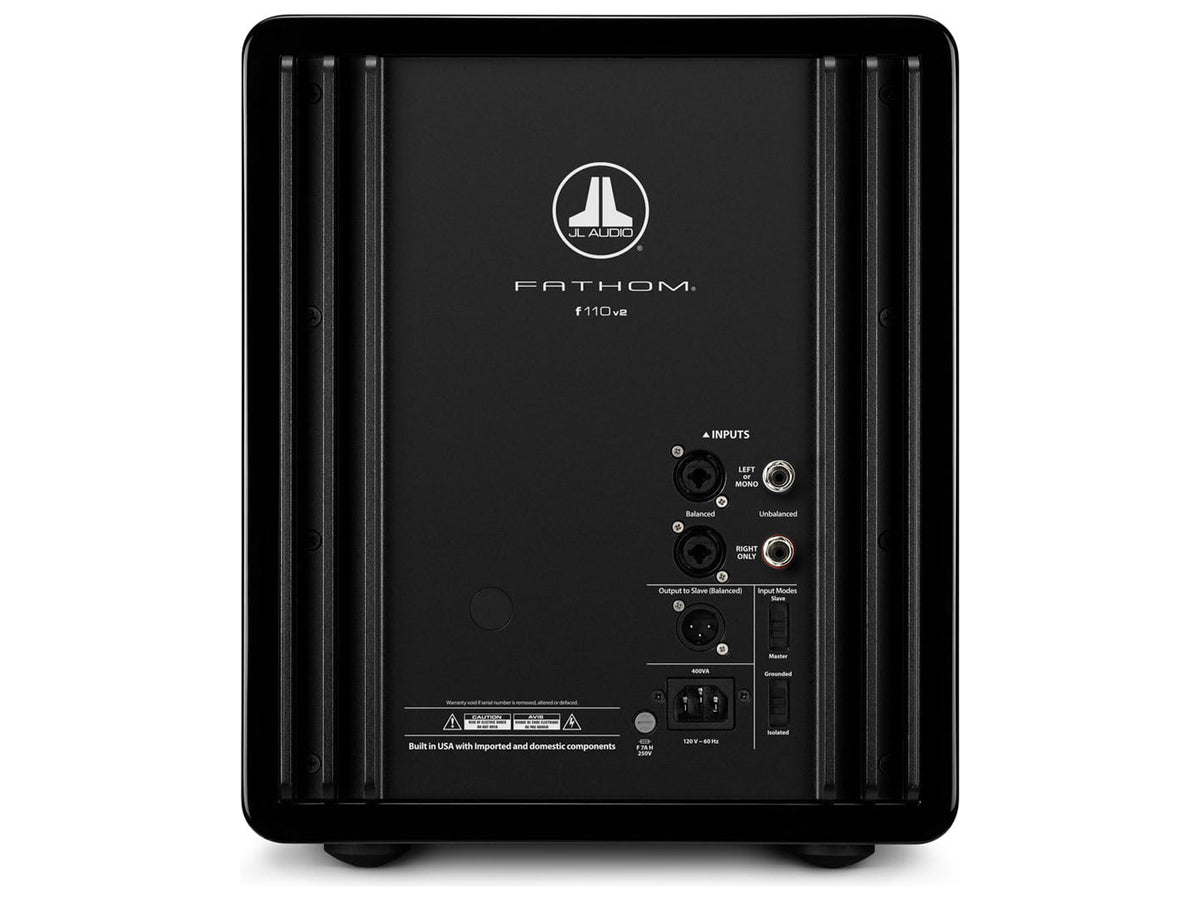 JL Audio Fathom f110v2 — Vista posteriore