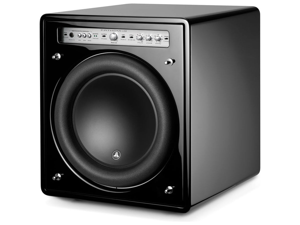 JL Audio Fathom f112v2 — Vista di tre quarti