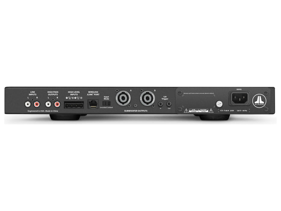 JL Audio Fathom ICS-SYS-108 — Amplificatore SA-600W, vista posteriore