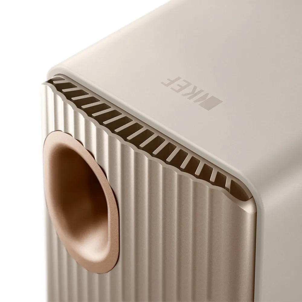 KEF LS50 Wireless 2, Dettaglio Finitura Sand shell