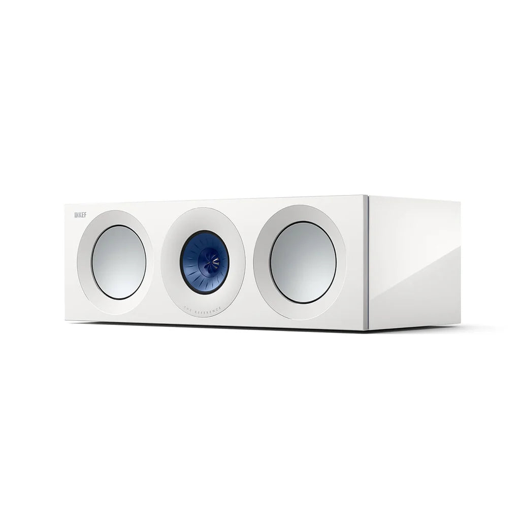 Kef Reference 2c center — bianco/blu