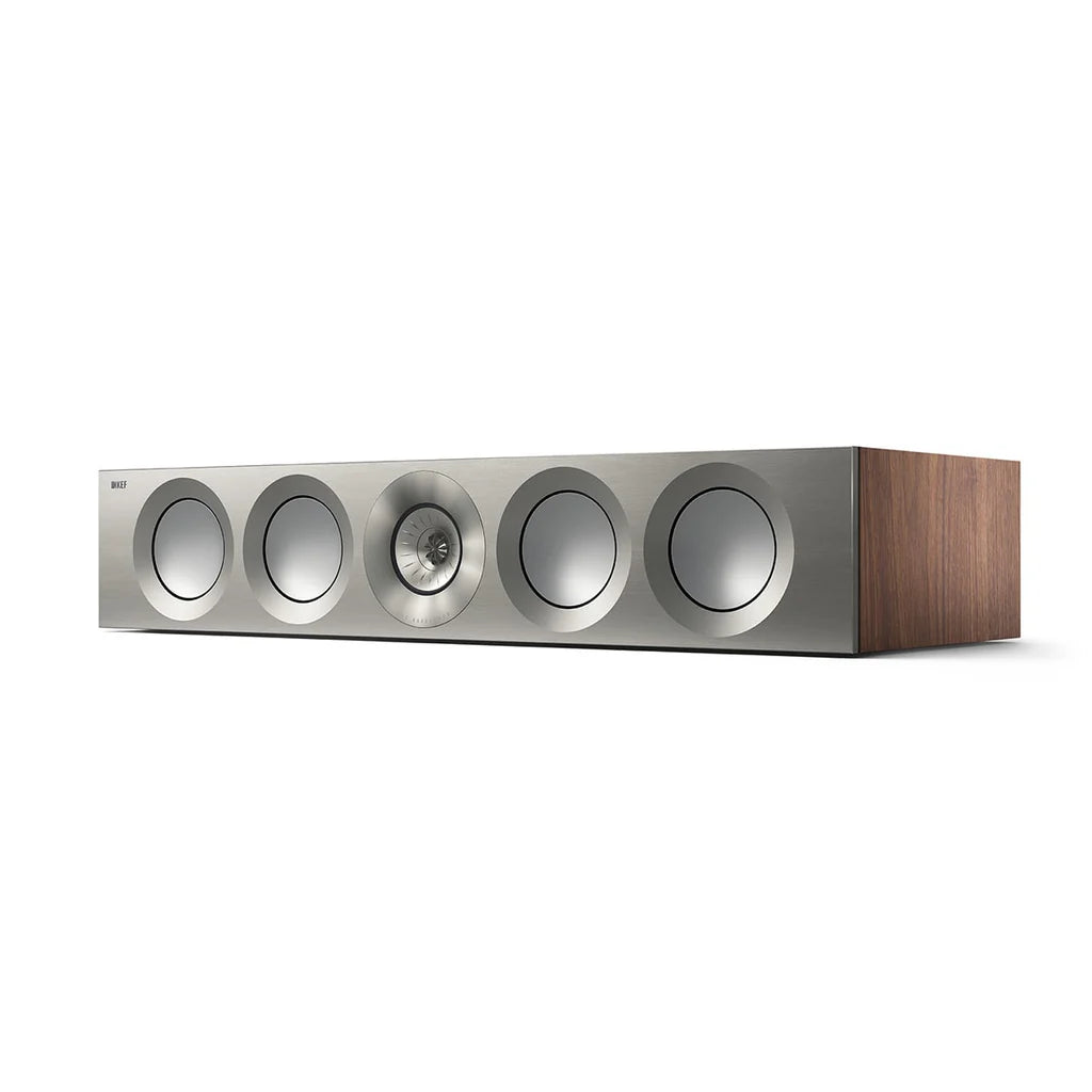 Kef Reference 4c center — noce/silver