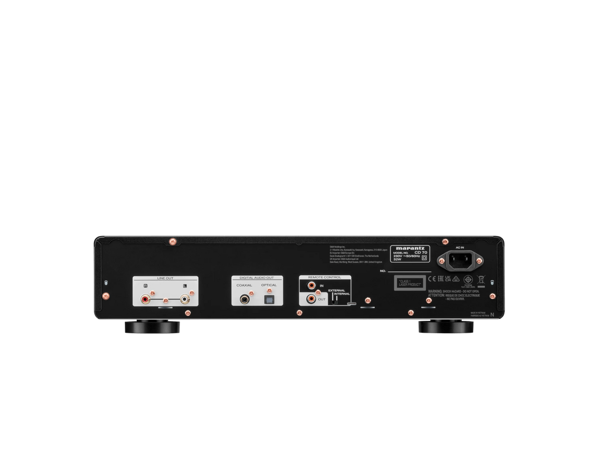 Marantz CD70 — Vista posteriore