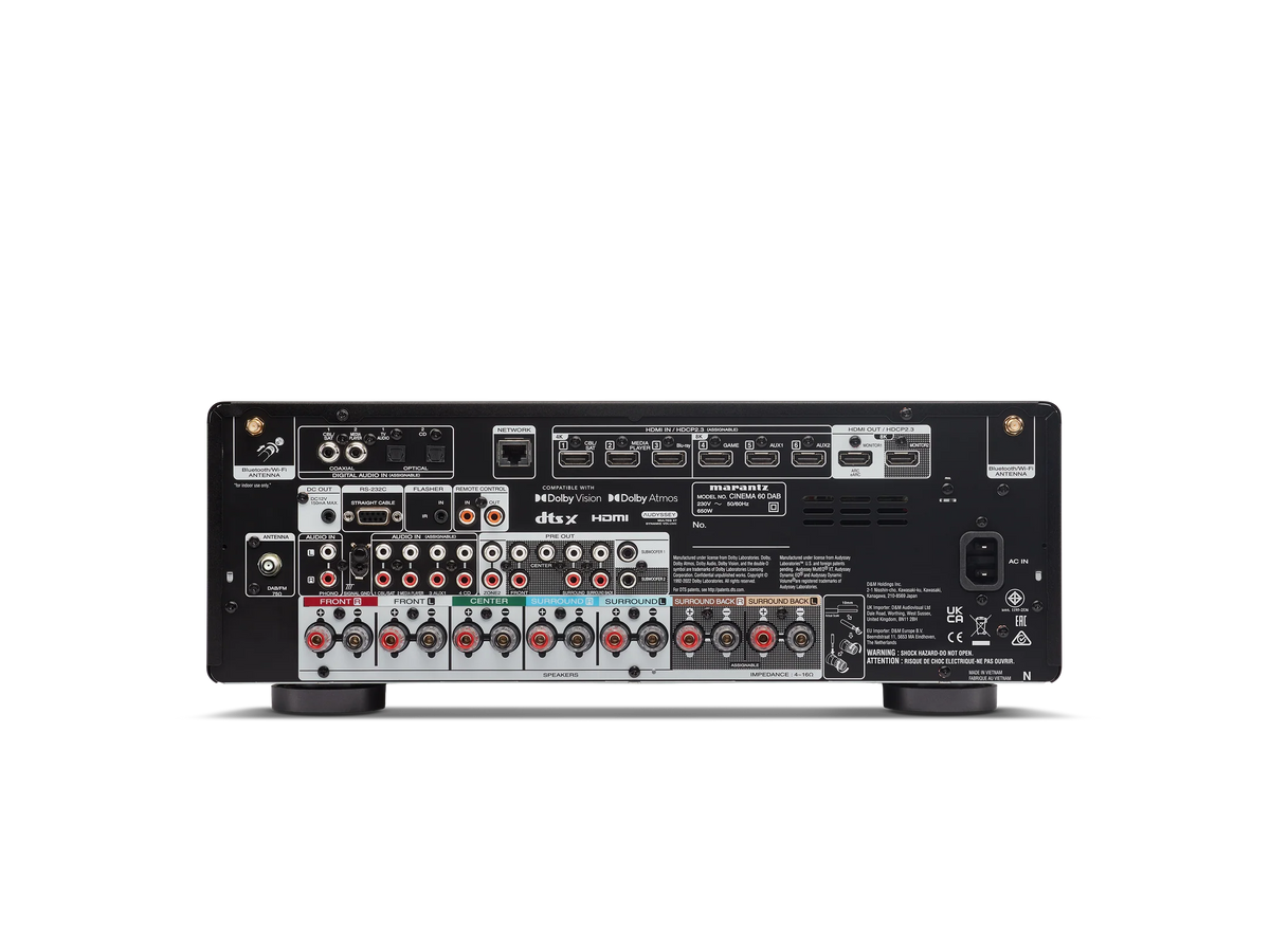 Marantz CINEMA 60 DAB — Vista posteriore
