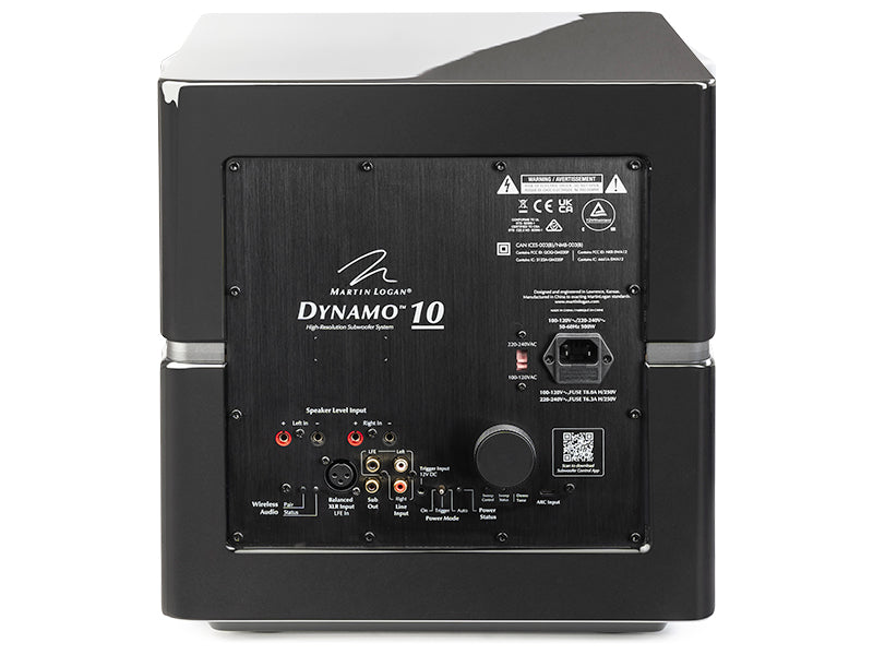 MartinLogan Dynamo 10, vista posteriore
