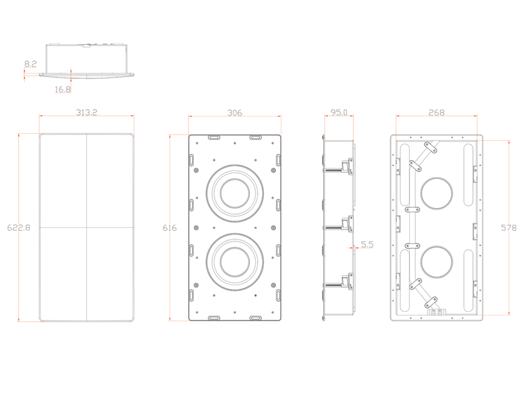 MK Sound IW28S — Dettaglio
