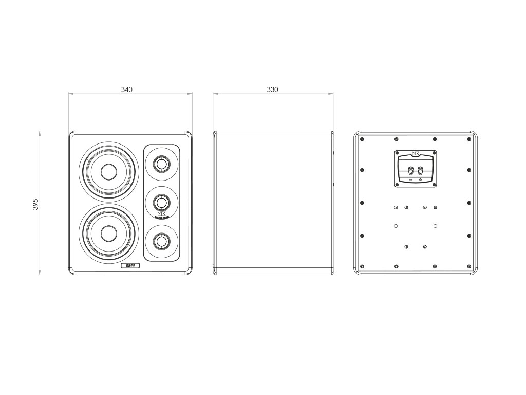 MK Sound S300 (Left/Center) — Dettaglio