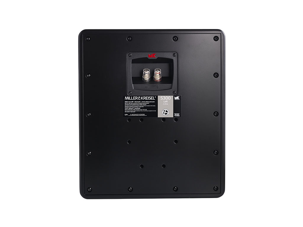 MK Sound S300 (Left/Center) — Vista posteriore