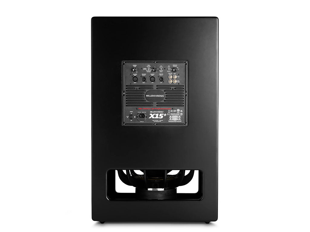 MK Sound SUB X15+ — Vista posteriore