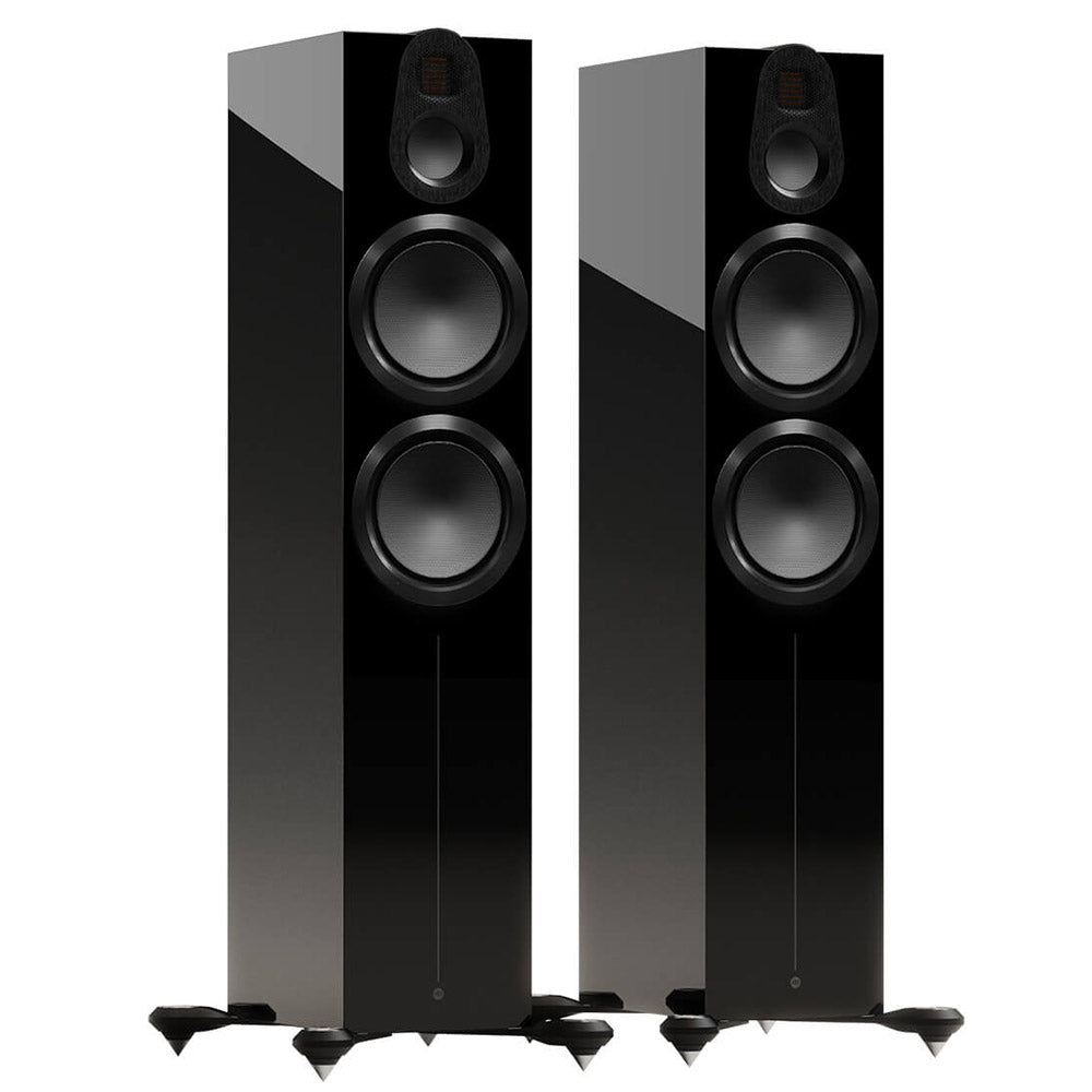 Monitor Audio Gold 500 6G, finitura nero lucido, coppia