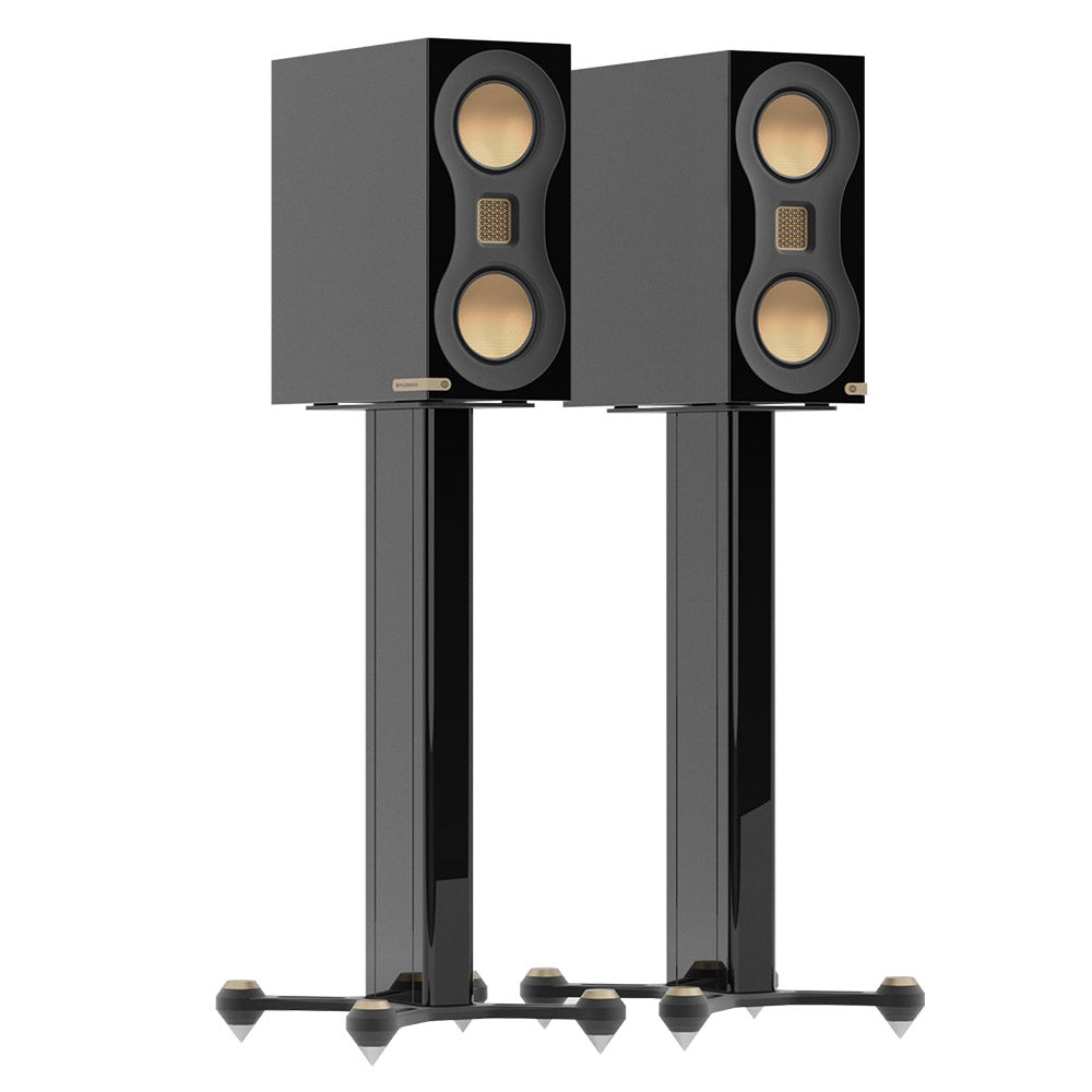 Monitor Audio Studio 89 Stand, finitura nero lucido