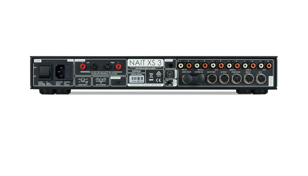 Naim NAIT XS 3 — Vista posteriore