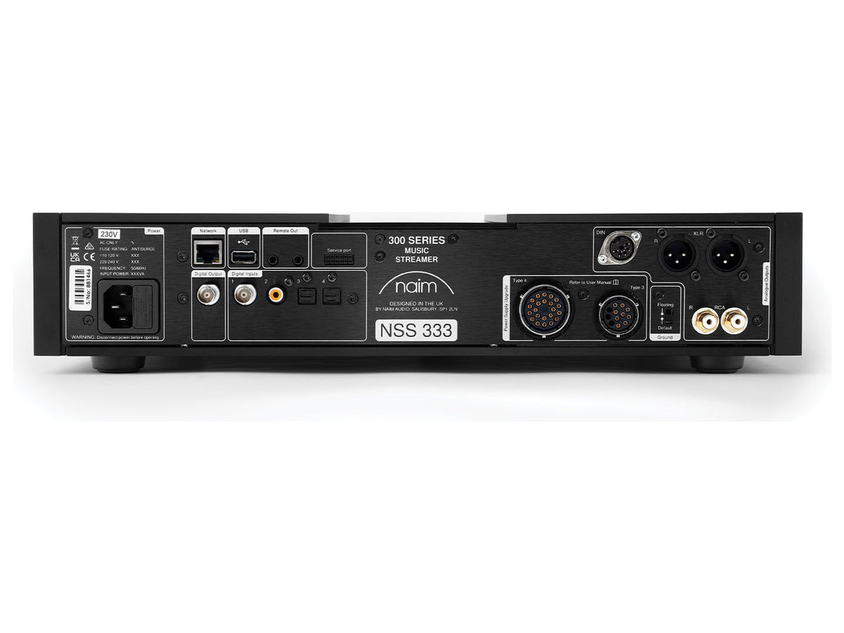 Naim NSS 333 — Vista posteriore
