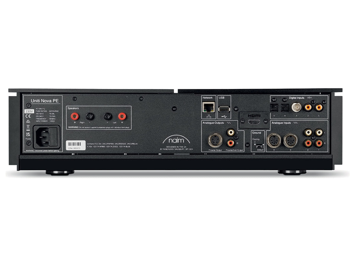 Naim Uniti Nova PE — Vista posteriore