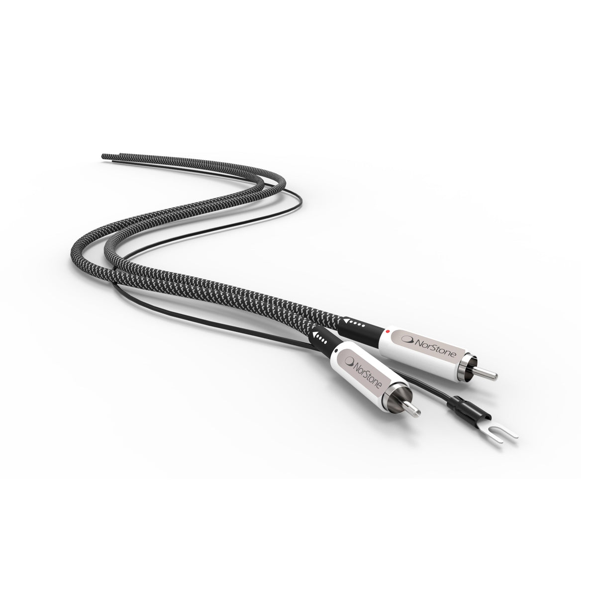 Norstone Jura RCA, cavo RCA stereo con filo di massa