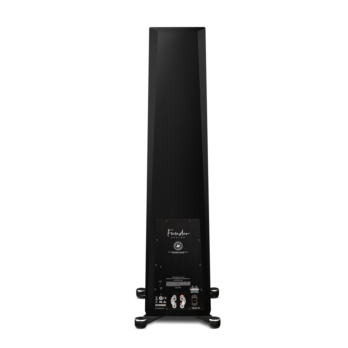 Paradigm Founder 120H, Vista posteriore Finitura Nero laccato