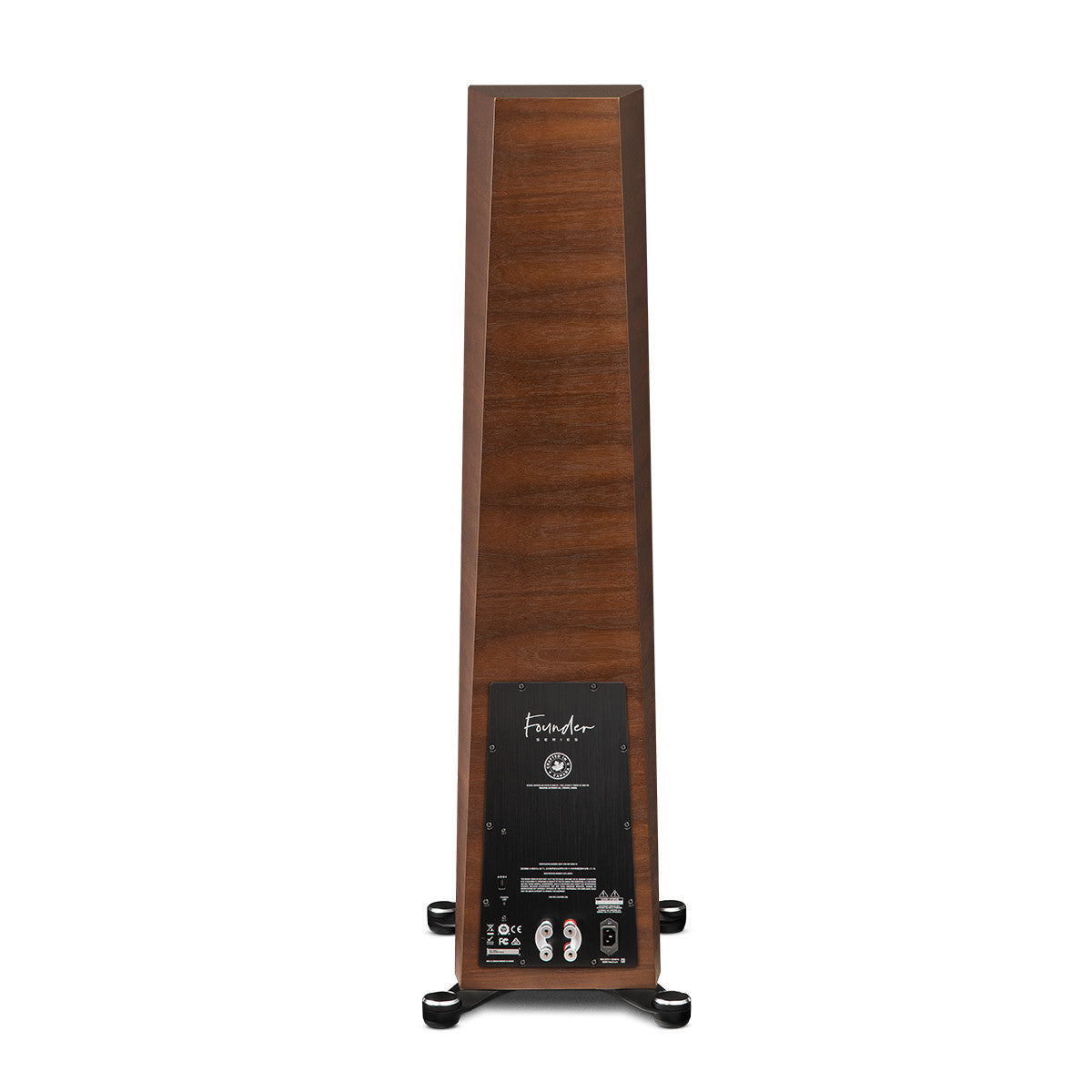 Paradigm Founder 120H, Vista posteriore Finitura Noce chiaro