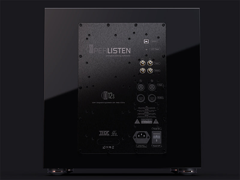 Perlisten D12s — Vista posteriore