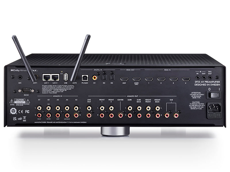 Primare SP25 prisma — Vista posteriore