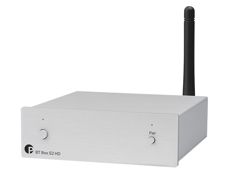 Pro-Ject BT Box S2 HD, Vista frontale 2 Finitura Silver