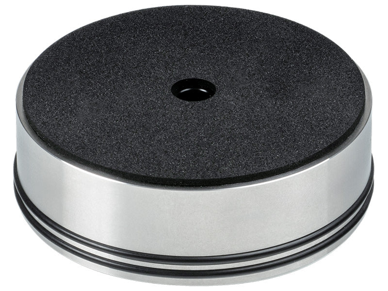 Pro-Ject Record Puck DS Polished Silver, vista posteriore