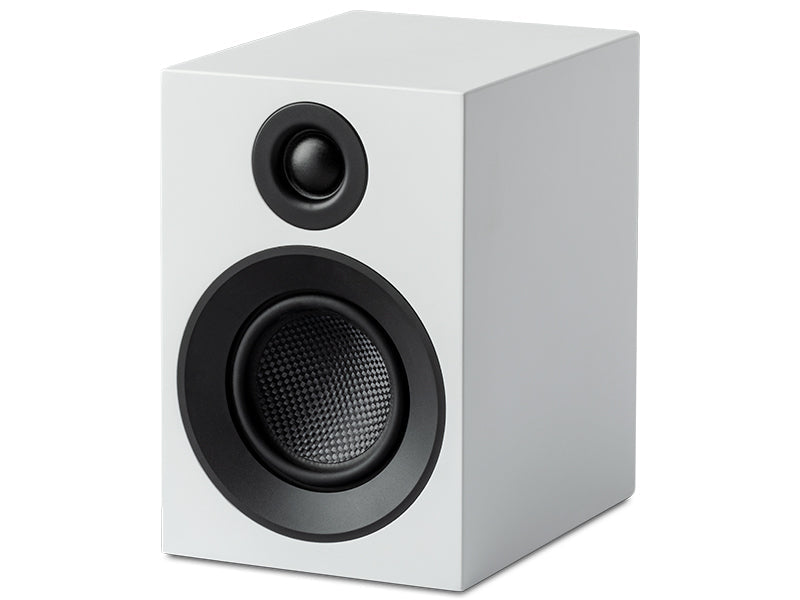 Pro-Ject Speaker Box 3 E Carbon, Vista frontale 2 Finitura Bianco