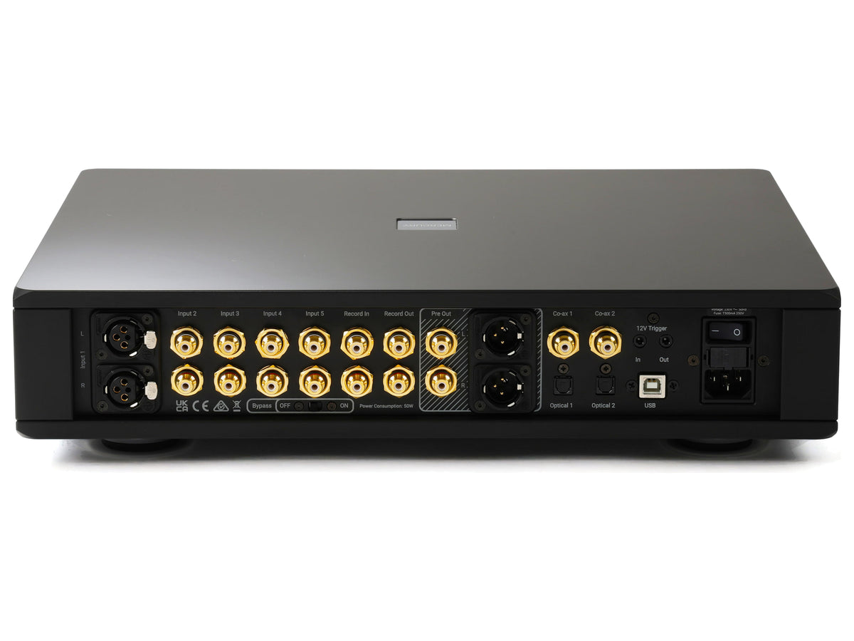 Rega Mercury Pre-Amp/DAC, vista posteriore
