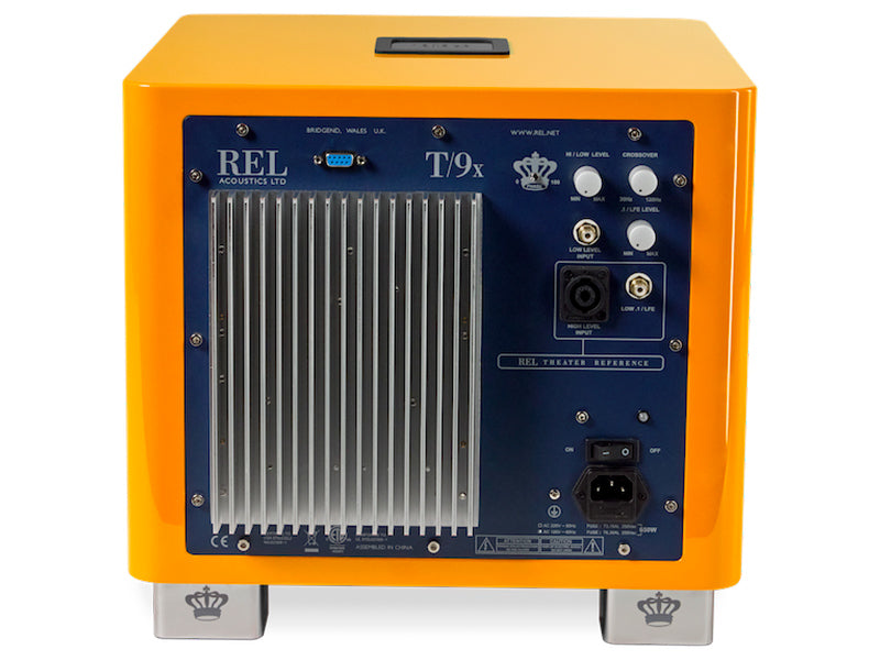 REL T/9x SE, Vista posteriore Finitura Arancione