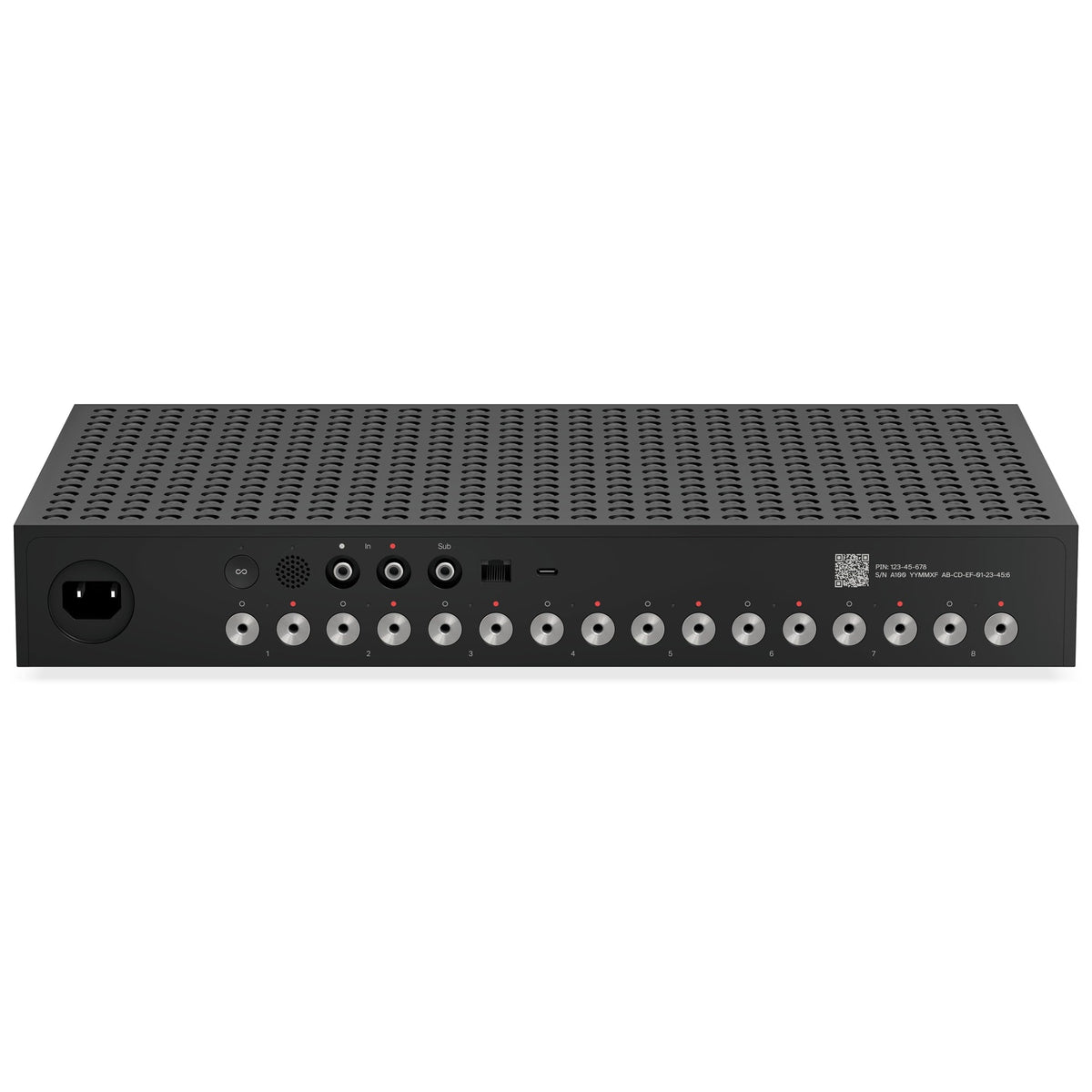 Sonos Amp Multi, vista posteriore