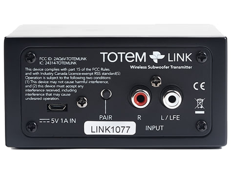 Totem Link — Vista posteriore