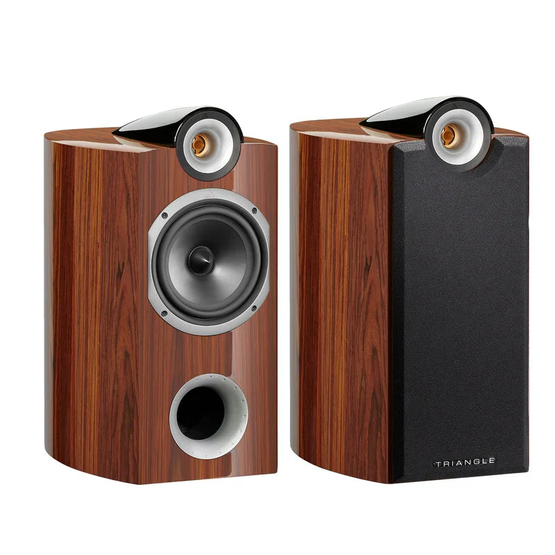 Triangle Signature THETA — vista laterale finitura Golden oak