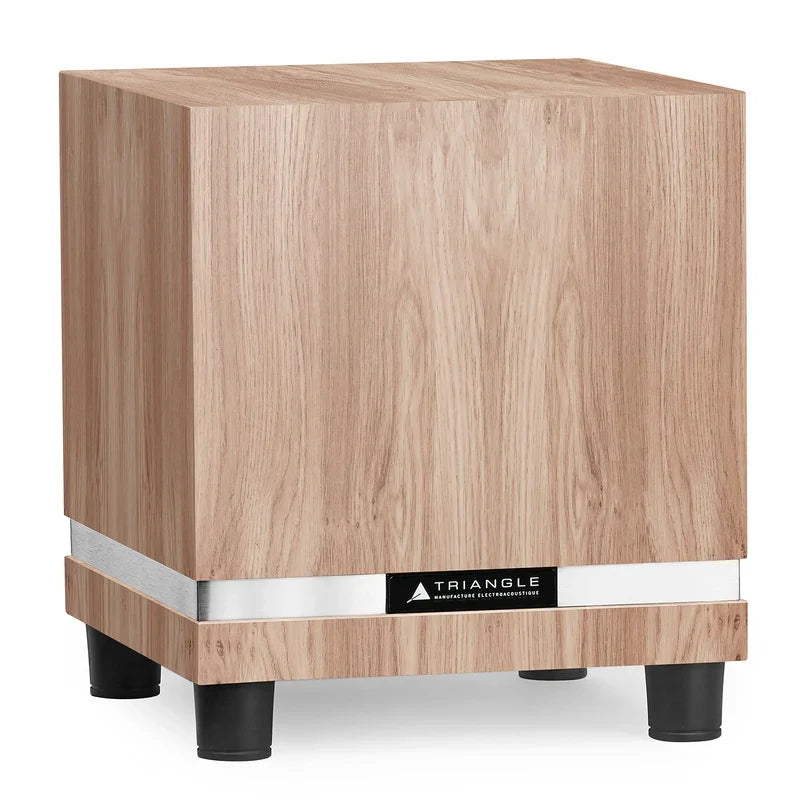 Triangle THETIS 340 — vista laterale finitura quercia