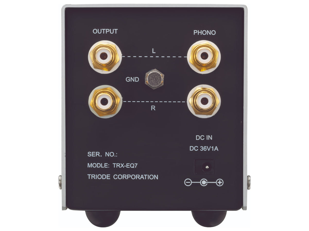 Triode TRX-EQ7, Pannello posteriore
