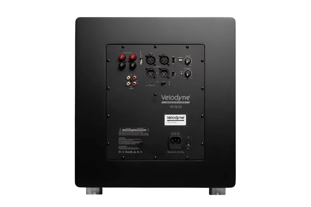 Velodyne VI-Q 12, vista posteriore