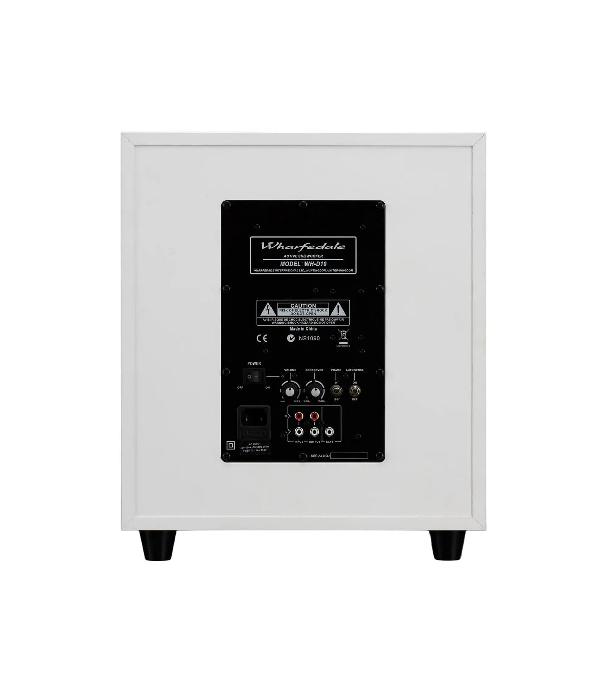 Wharfedale WH-D10, Vista posteriore Finitura Bianco