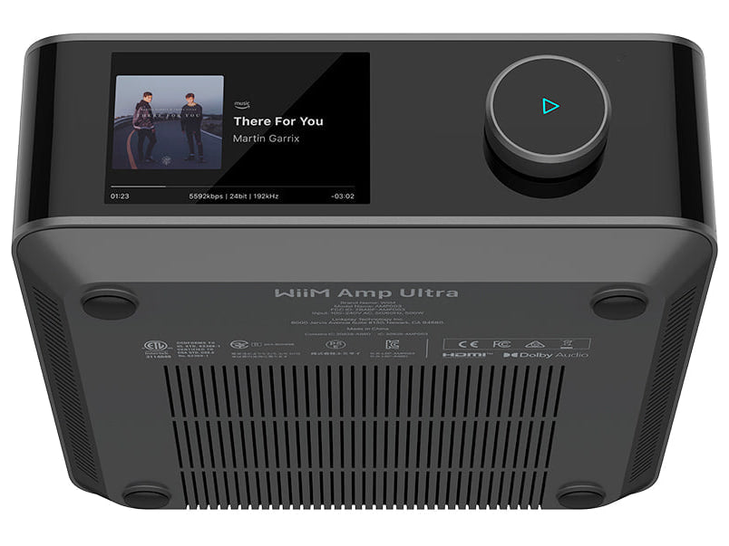 WiiM Amp Ultra — Vista dal basso