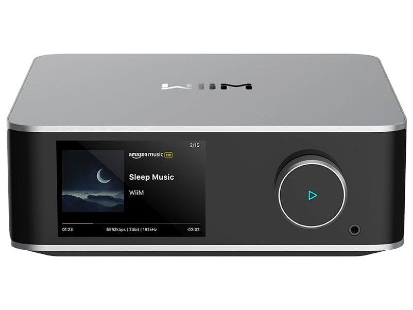WiiM Ultra — Vista frontale, Silver