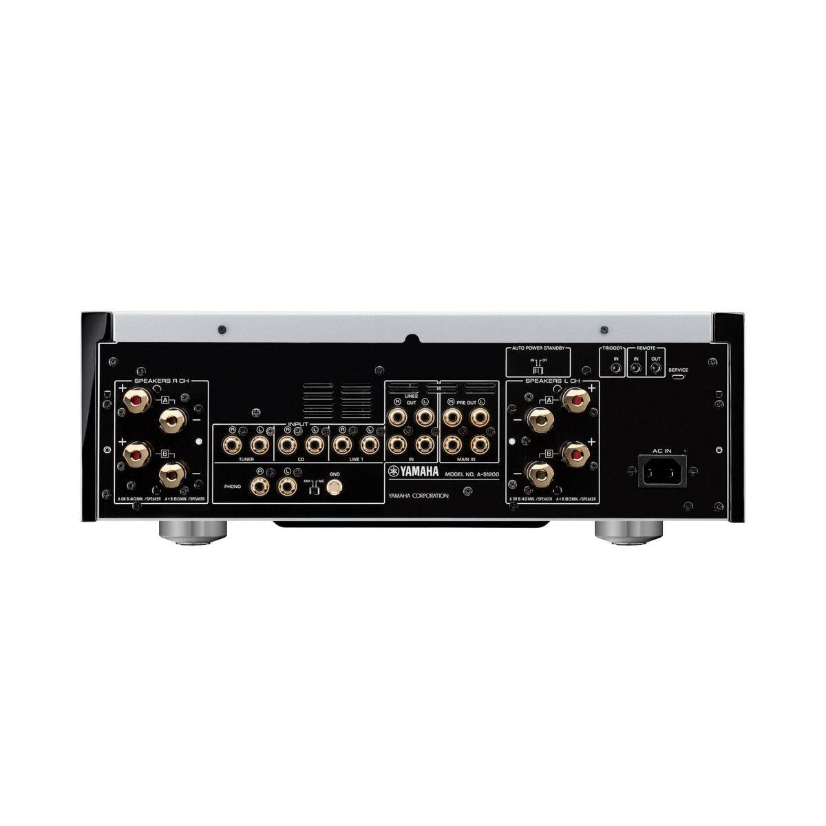 Yamaha A-S1200 — Vista posteriore